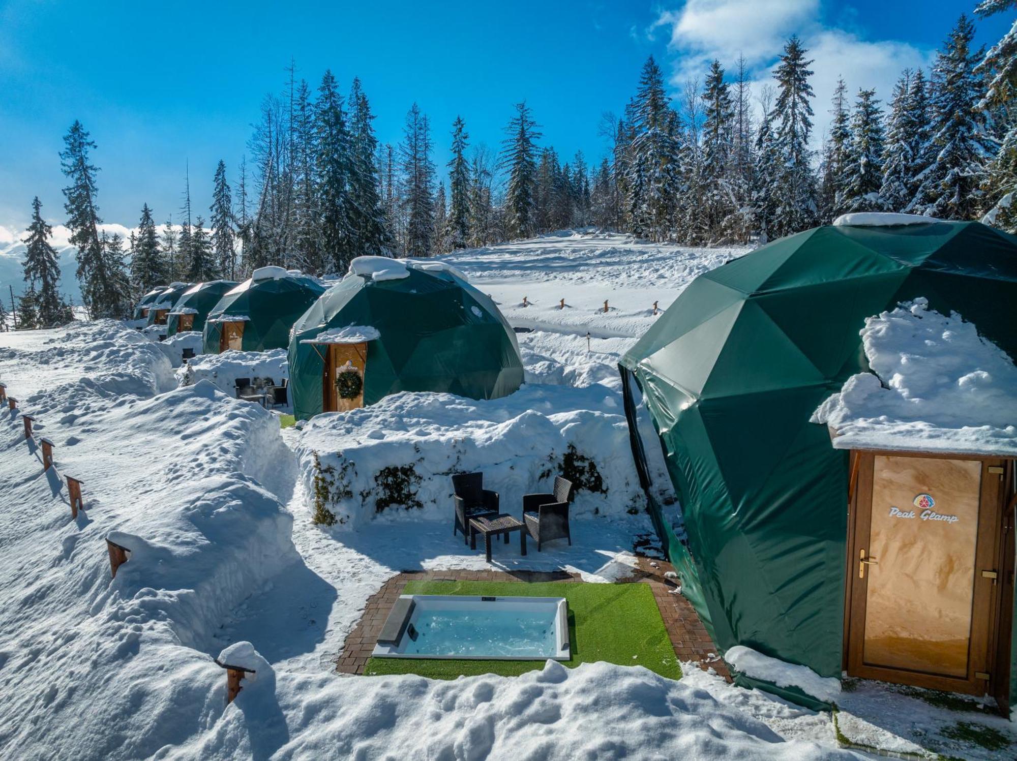 Peak Glamp & Jacuzzi Hotel Закопане Екстериор снимка